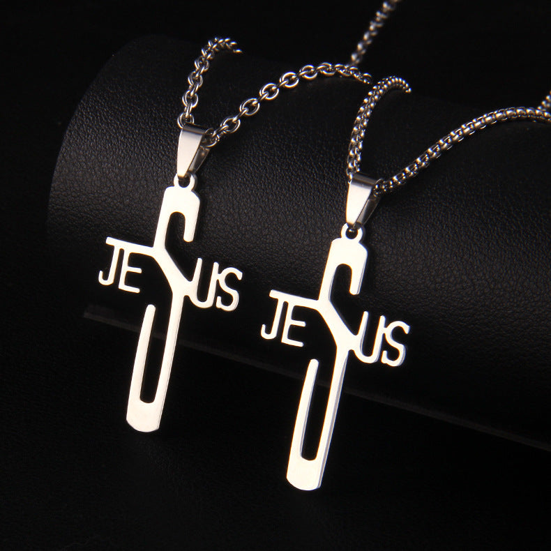 Wholesale Cross Stainless Steel Necklace